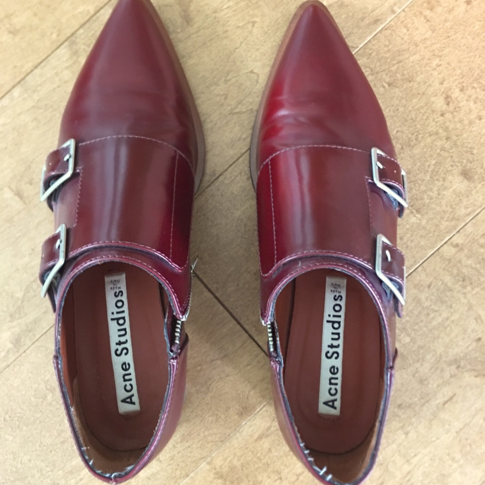 Acne Studios pointy toe loafers US7